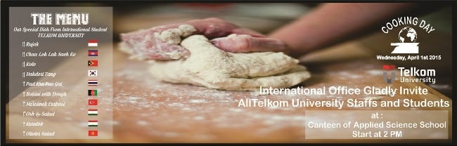 International Office presents: International Cooking Day on April 1st, 2015 International Office presents: International Cooking Day on April 1st, 2015