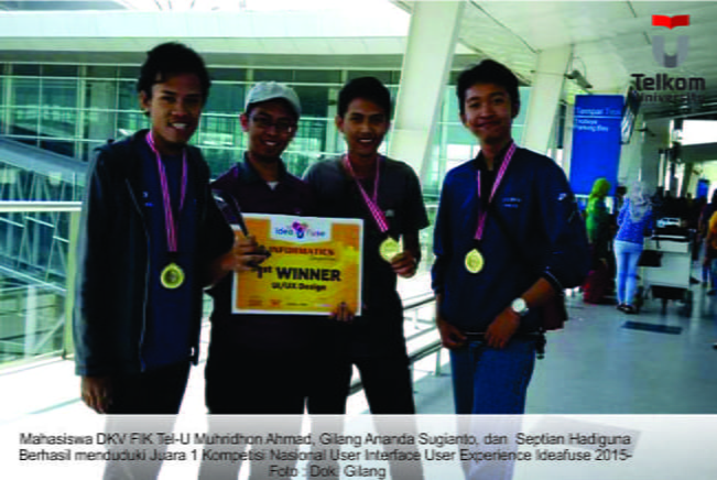 Again, Creative Industry Students Get First Winner in National User Interface Experience Ideafuse Competition 2015 Again, Creative Industry Students Get First Winner in National User Interface Experience Ideafuse Competition 2015