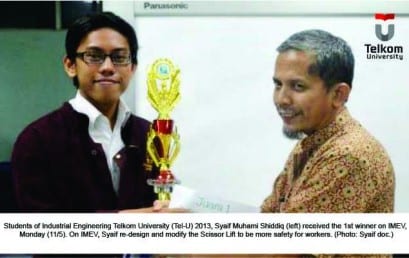 Syaif Muhami Siddiq, 1st Winner on Challenge Invention Mechanical Engineering 2015