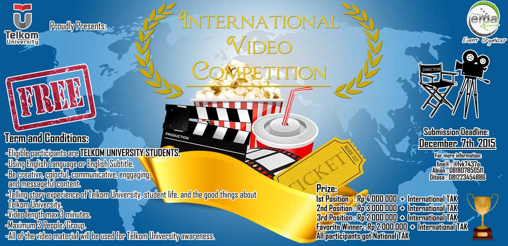 Telkom University International Video Competition Telkom University International Video Competition