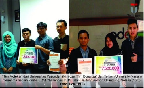 Tim Bonanza Tel-U Won Prize in ERM Challenges 2015 Tim Bonanza Tel-U Won Prize in ERM Challenges 2015