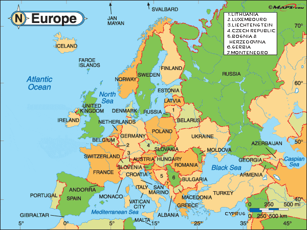 Europe Continent - Telkom University International Office