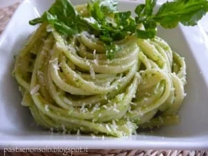 Traghetti+al+pesto+di+rucola