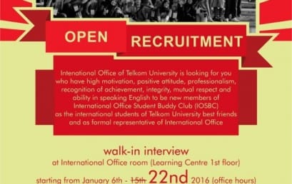 Open Recruitment : International Office Student Buddy Club