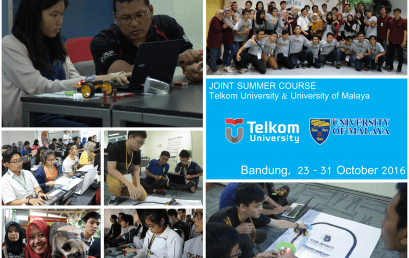 Joint Summer Course Telkom University & University of Malaya 23-31 October 2016