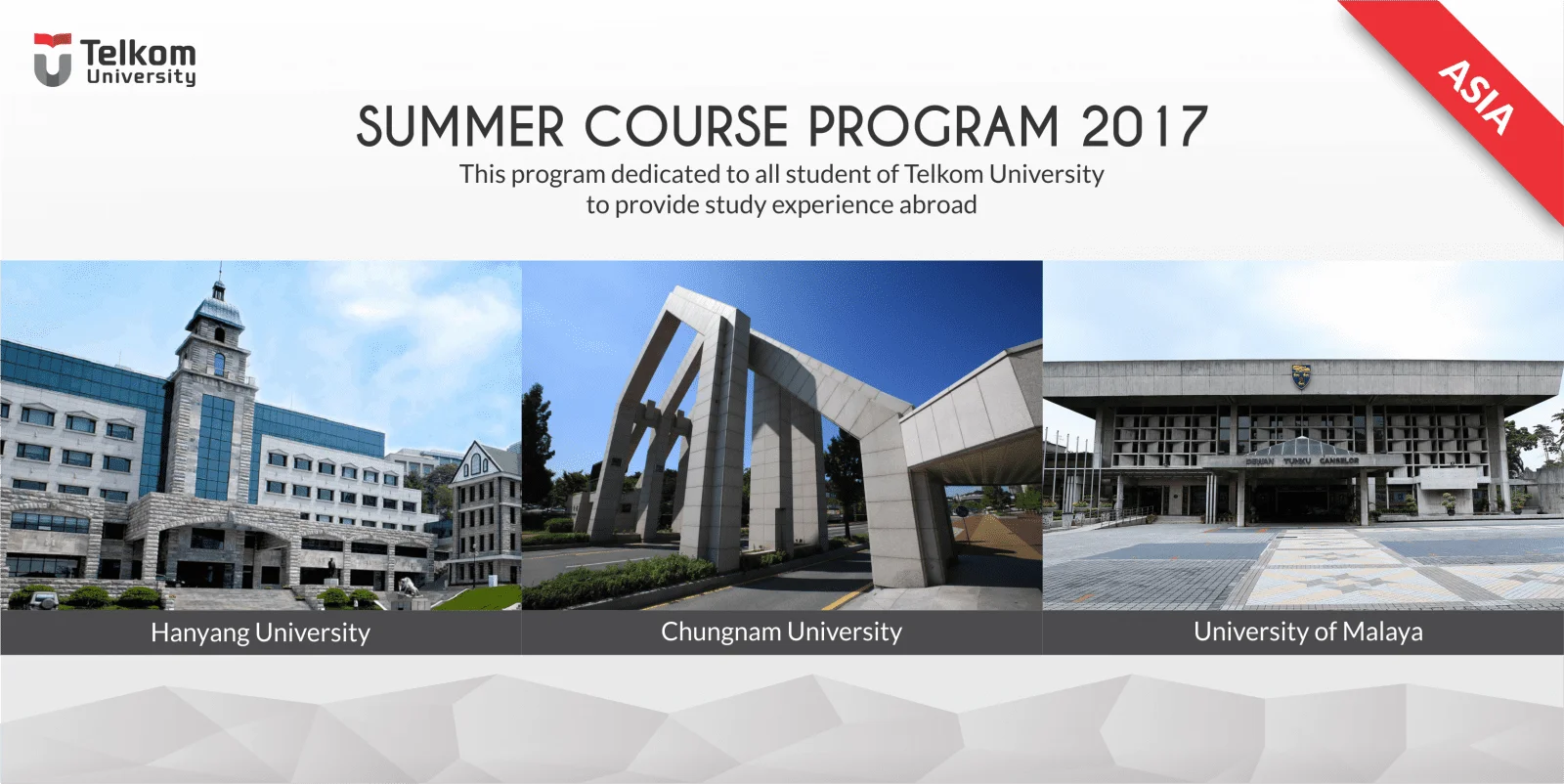 Asia Summer Course Invitation 2017 Asia Summer Course Invitation 2017