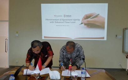 MoU Signing between Telkom University and Telkomcel
