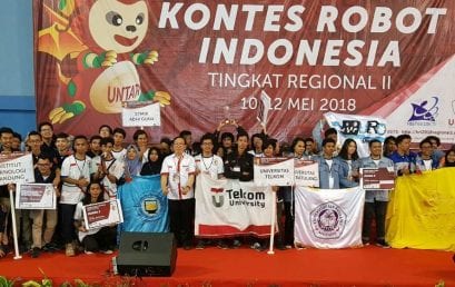 Telkom University’s Robot won 2 championships in Indonesian Robot Contest (KRI) 2018