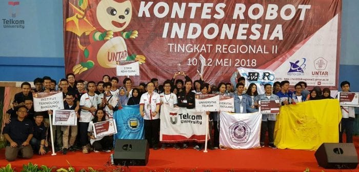 Telkom University’s Robot won 2 championships in Indonesian Robot Contest (KRI) 2018 Telkom University’s Robot won 2 championships in Indonesian Robot Contest (KRI) 2018