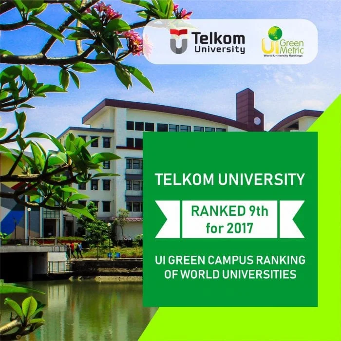 Telkom University Top 10 as a Green Campus in Indonesia Telkom University Top 10 as a Green Campus in Indonesia