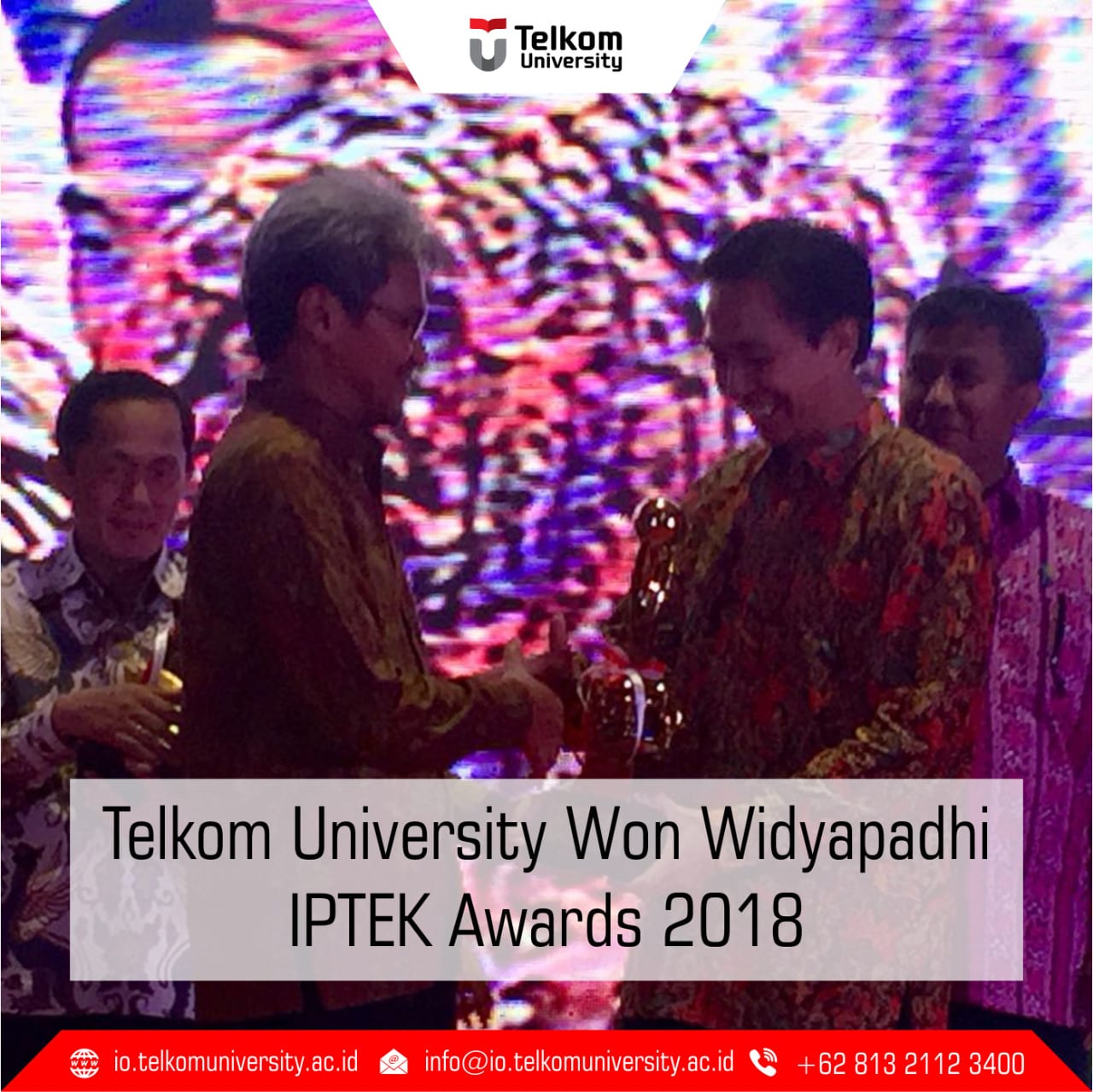 Telkom University Won Widyapadhi IPTEK 2018 Telkom University Won Widyapadhi IPTEK 2018