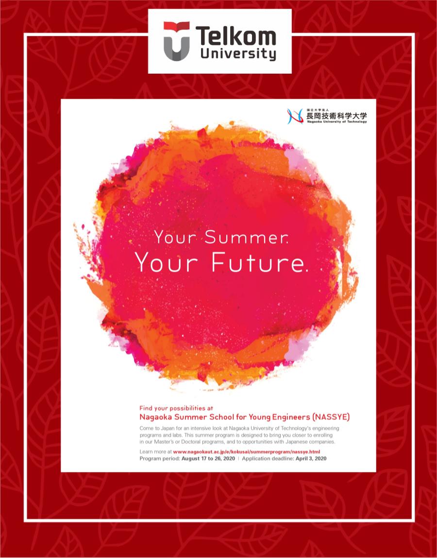 Nagaoka Summer School for Young Engineers (NASSYE) 2020 Nagaoka Summer School for Young Engineers (NASSYE) 2020