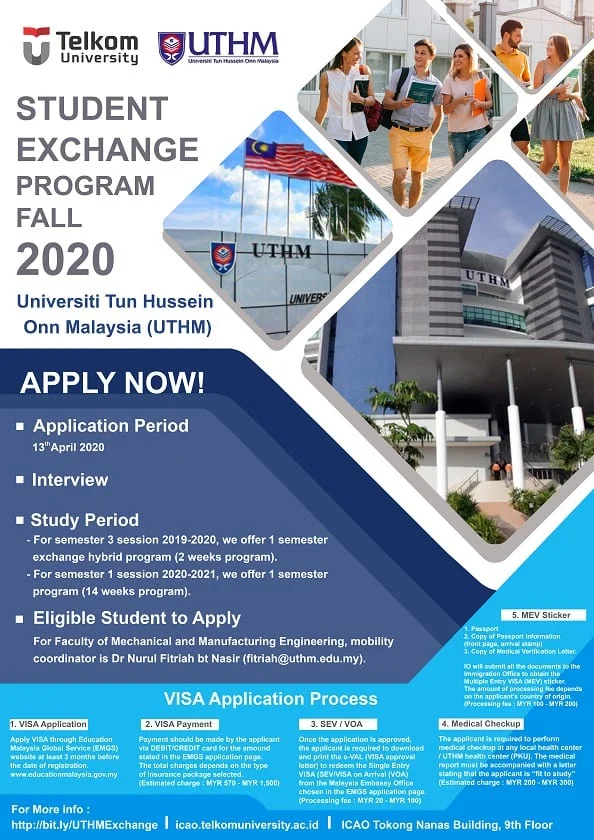 UTHM Student Exchange Fall Program 2020