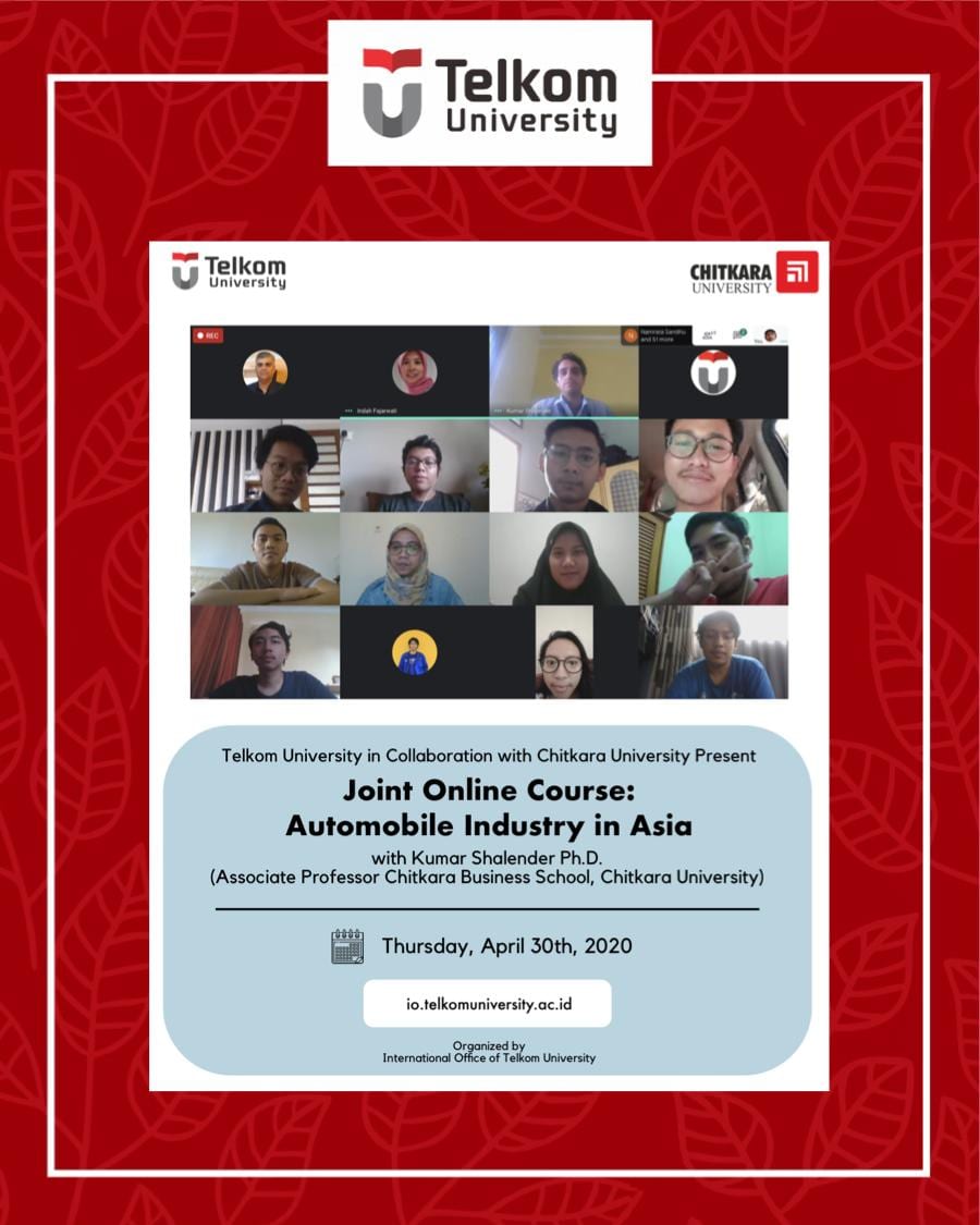 Online Joint Course Telkom University & Chitkara University: #1. Automobile Industry in Asia Online Joint Course Telkom University & Chitkara University: #1. Automobile Industry in Asia