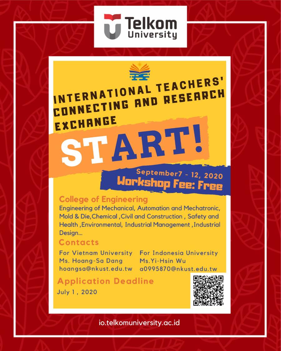 International Teachers’ Connecting & Researcher Exchange Program at NKUST International Teachers’ Connecting & Researcher Exchange Program at NKUST