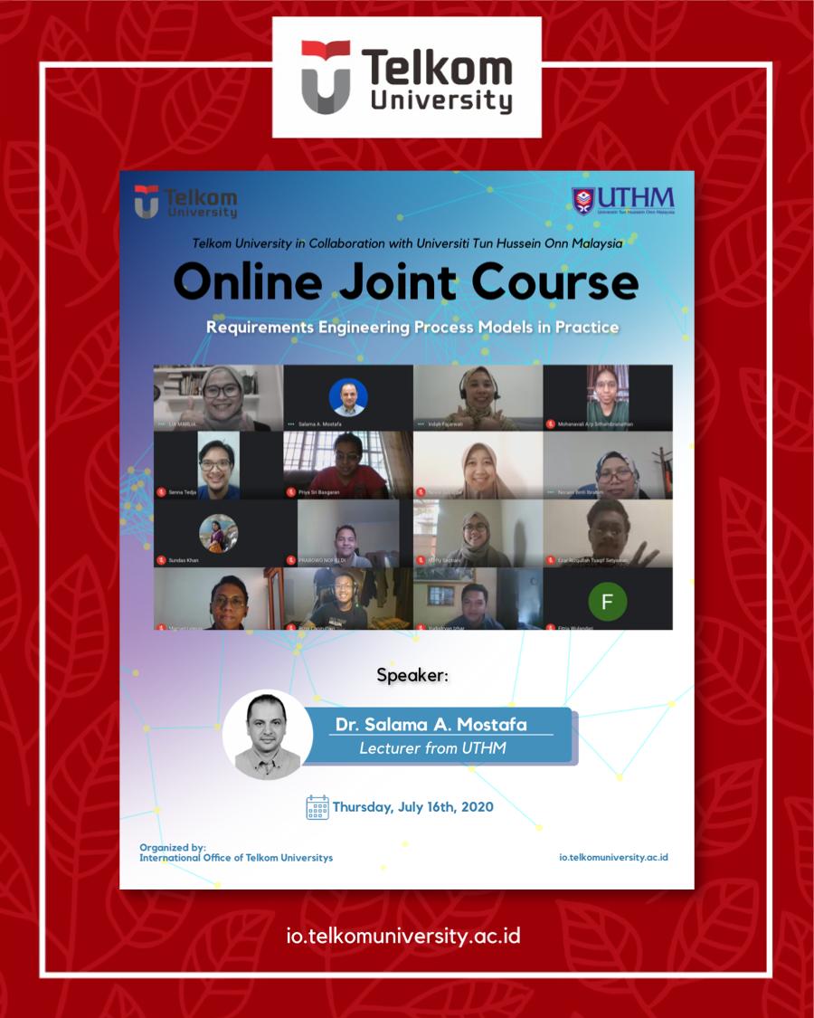 Requirements Engineering Process Models in Practice, Online Joint Course Telkom University & UTHM Requirements Engineering Process Models in Practice, Online Joint Course Telkom University & UTHM