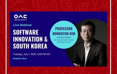 Live Webinar: “Software Innovation & South Korea”
