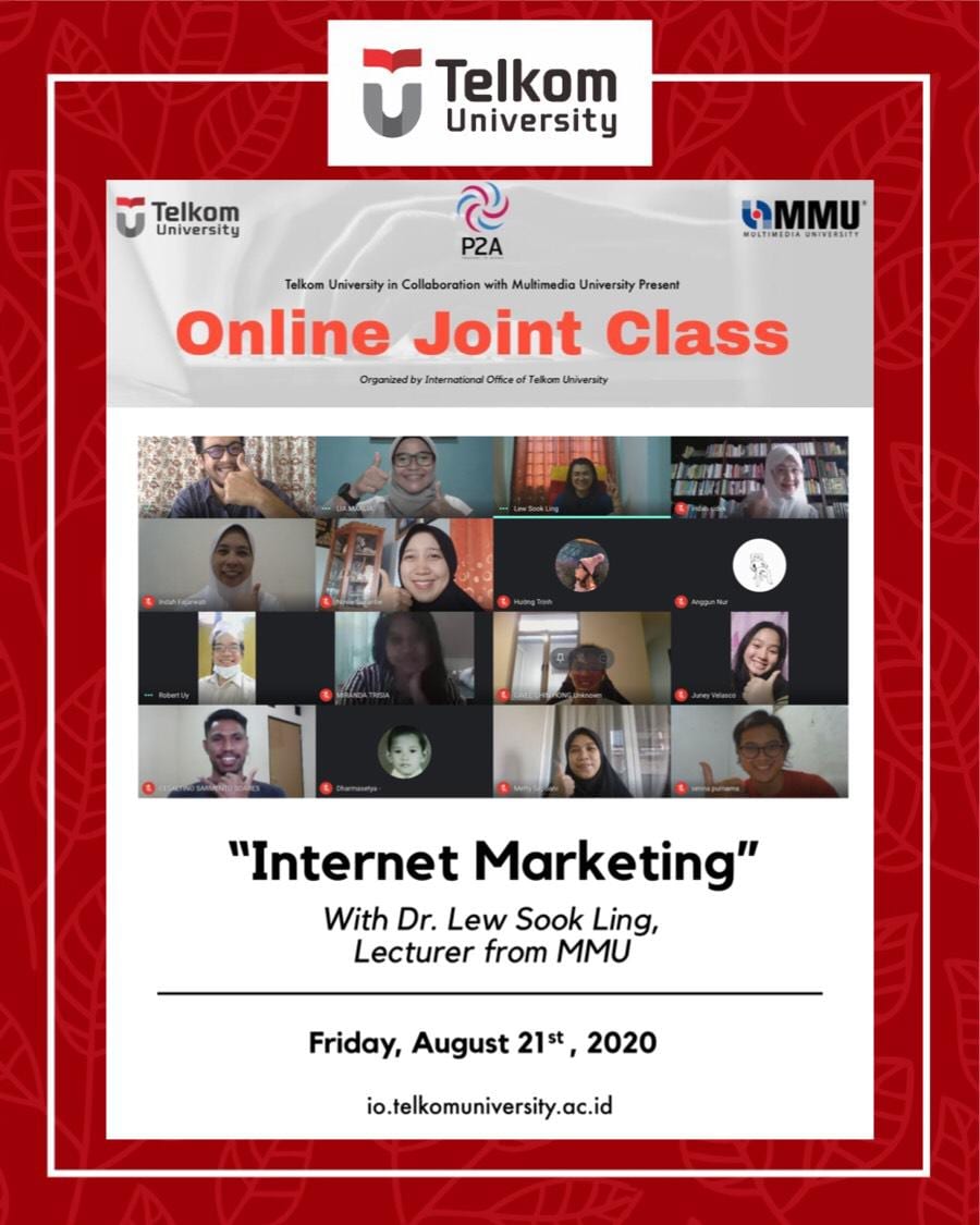 Internet Marketing, the 6th Online Joint Class Telkom University & MMU Internet Marketing, the 6th Online Joint Class Telkom University & MMU