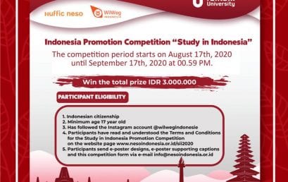Indonesia Promotion Competition “Study in Indonesia”