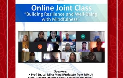 Building Resilience and Well-Being with Mindfulness, the 13th Online Joint Class Tel-U & MMU