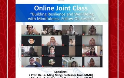 Practicing Mindfulness, the 18th Online Joint Class Tel-U and MMU