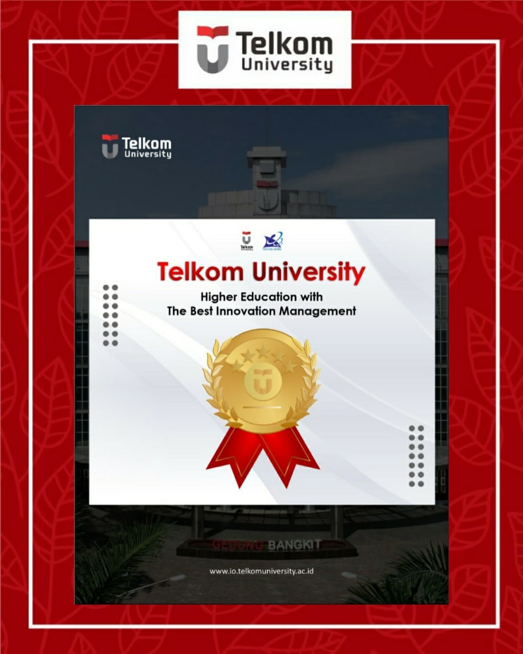 Best Innovation Management Award for Telkom University Best Innovation Management Award for Telkom University