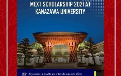 MEXT Scholarship 2021 at Kanazawa University