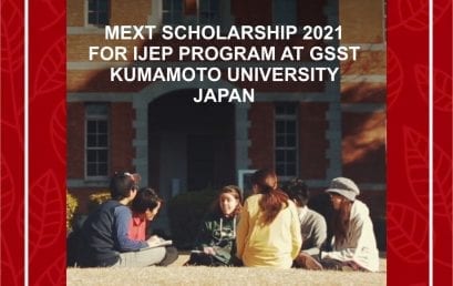 MEXT Scholarship 2021 for IJEP Program in Japan