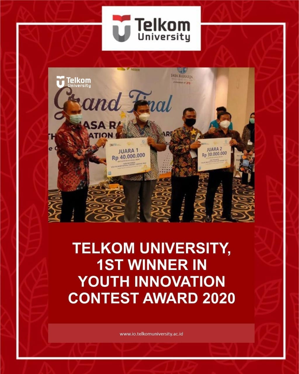Telkom University Won the Youth Innovation Contest Award 2020 Telkom University Won the Youth Innovation Contest Award 2020