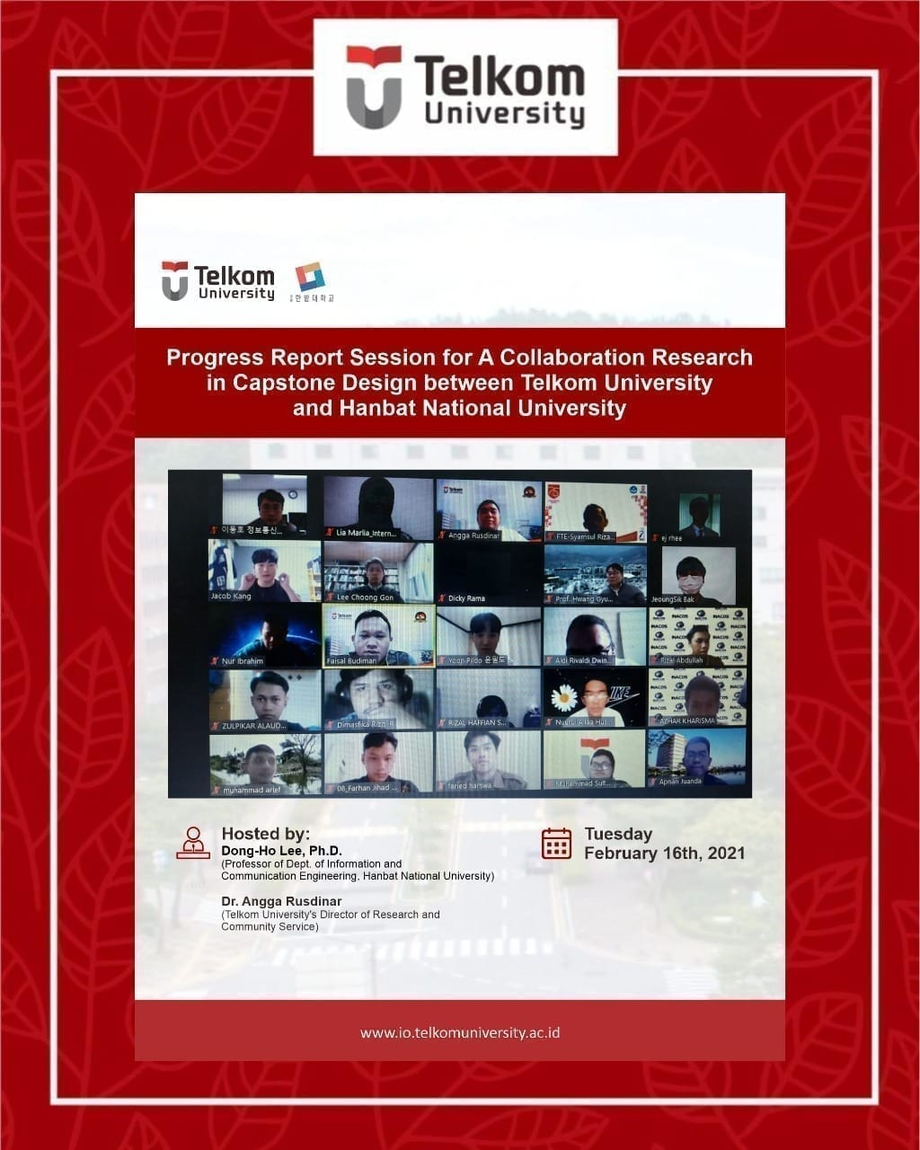 Hanbat & Tel-U Collaborate in Capstone Design Hanbat & Tel-U Collaborate in Capstone Design