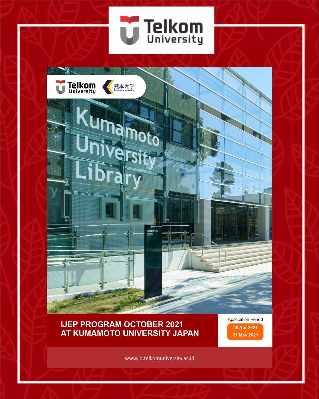 IJEP Program, October 2021 at Kumamoto University, Japan IJEP Program, October 2021 at Kumamoto University, Japan