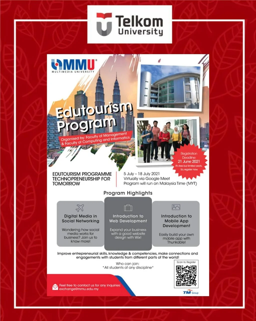 Edutourism Program from MMU Edutourism Program from MMU