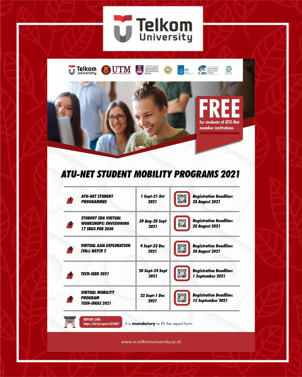 Mobility Program: ATU-Net Student Activities 2021 Mobility Program: ATU-Net Student Activities 2021
