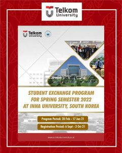 Nomination & Application Spring Exchange 2022 at INHA University