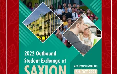 Saxion Updates: Outbound Student Exchange 2022