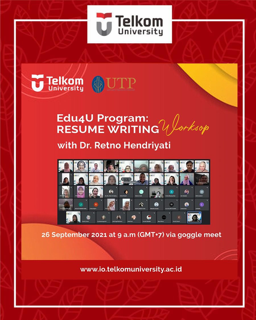Resume Writing Workshop: EDU4U Resume Writing Workshop: EDU4U