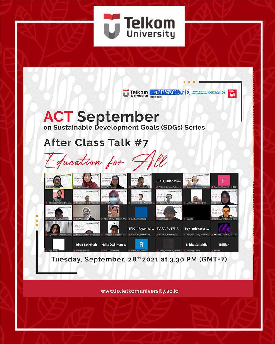 Education for All: After Class Talk #7 Education for All: After Class Talk #7