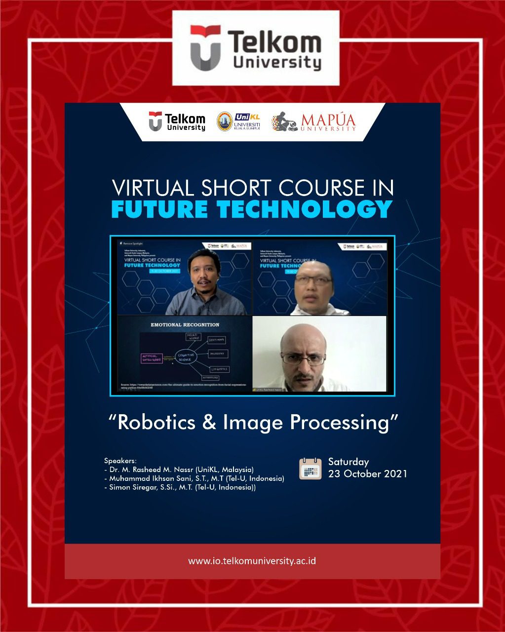 Robotics & Image Processing, 3rd Week of VSC in Future Technology Robotics & Image Processing, 3rd Week of VSC in Future Technology