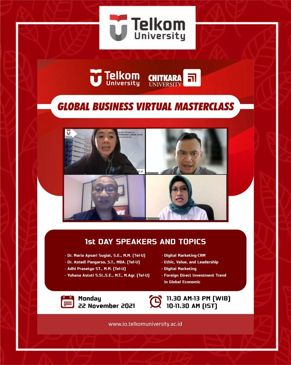 Global Business Virtual Masterclass 2021 Global Business Virtual Masterclass 2021