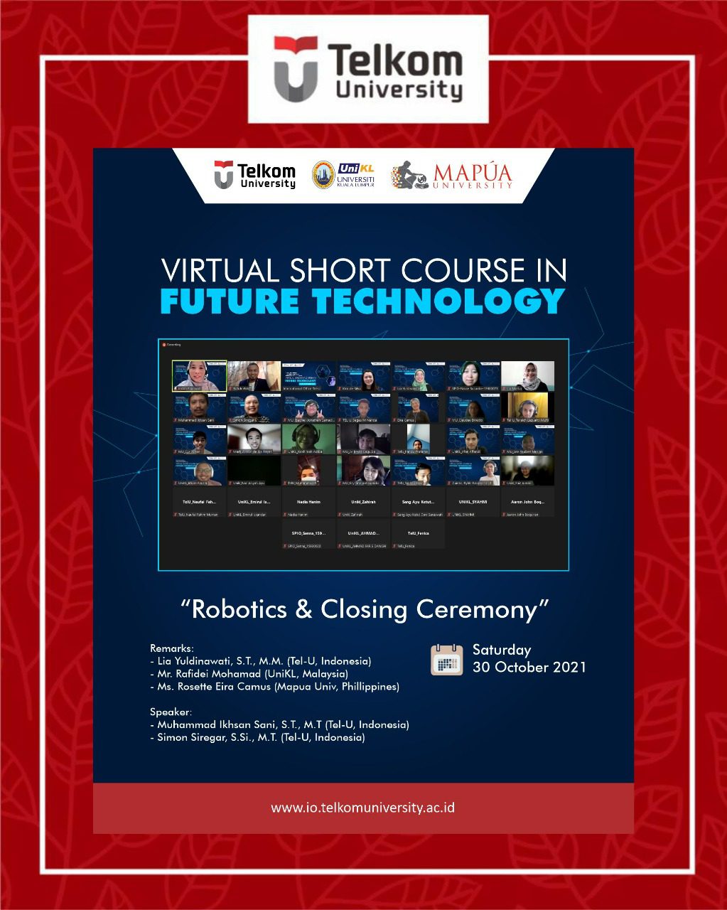 Projects Presentation & Closing Remarks VSC in Future Technology Projects Presentation & Closing Remarks VSC in Future Technology