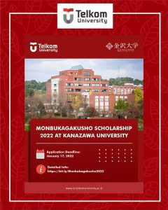 Monbukagakusho Scholarship 2022 at Kanazawa University
