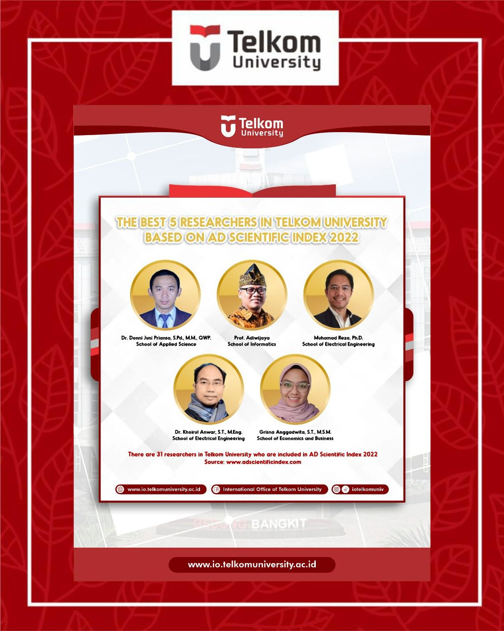 World Best Scientist from Telkom University World Best Scientist from Telkom University