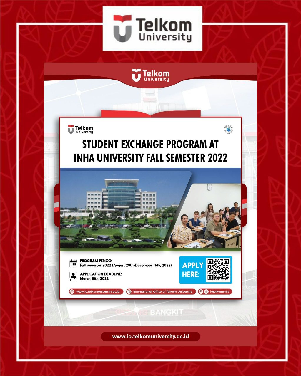 Apply for Fall Exchange Program 2022 at INHA University!