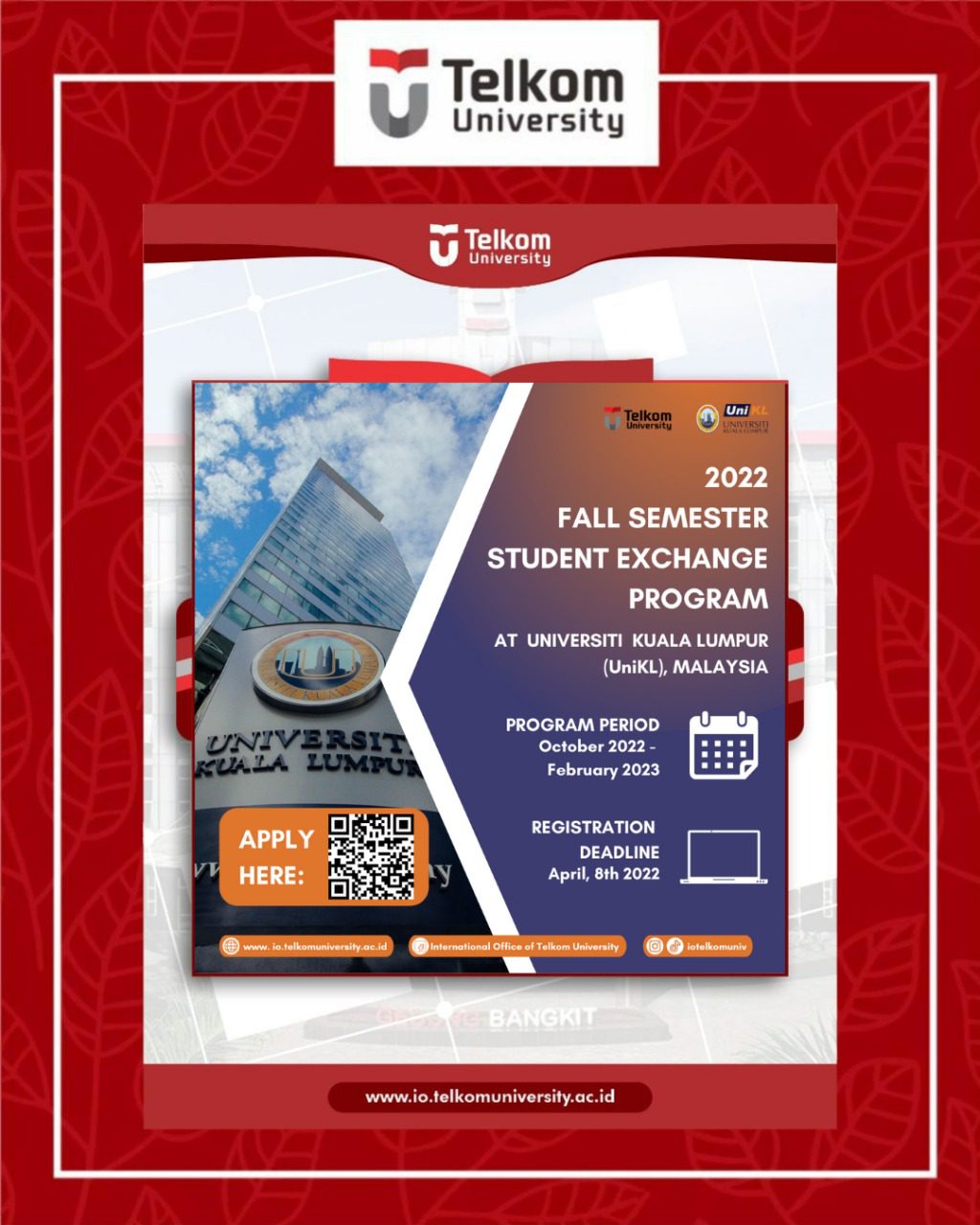 UniKL 2022 Fall Semester Student Exchange Program UniKL 2022 Fall Semester Student Exchange Program