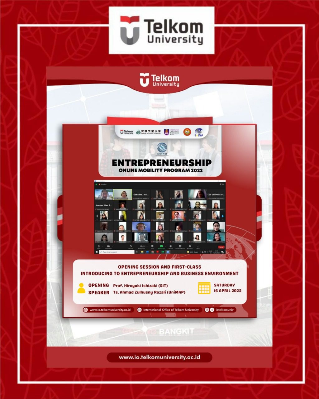 Batch 2: Entrepreneurship ATU-Net Mobility Program 2022 Batch 2: Entrepreneurship ATU-Net Mobility Program 2022