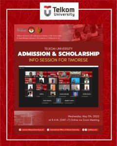 Admission & Scholarship Info Session for Timorese