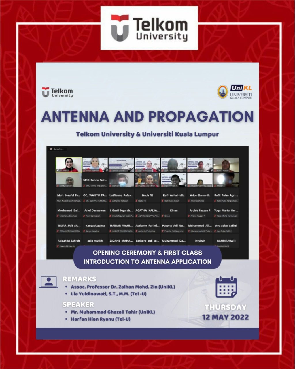 Antenna & Propagation Joint Short Program 2022 Antenna & Propagation Joint Short Program 2022