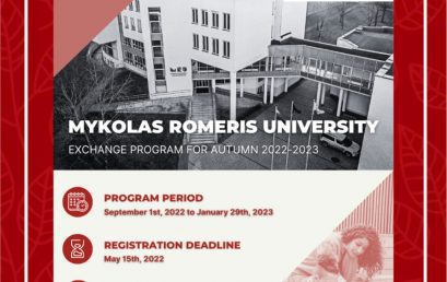 MRU Exchange Program for Autumn 2022-2023