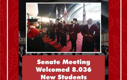 Senate Meeting Welcomed 8.036 New Students