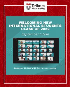 September 2022 Intake - Welcoming New International Students.